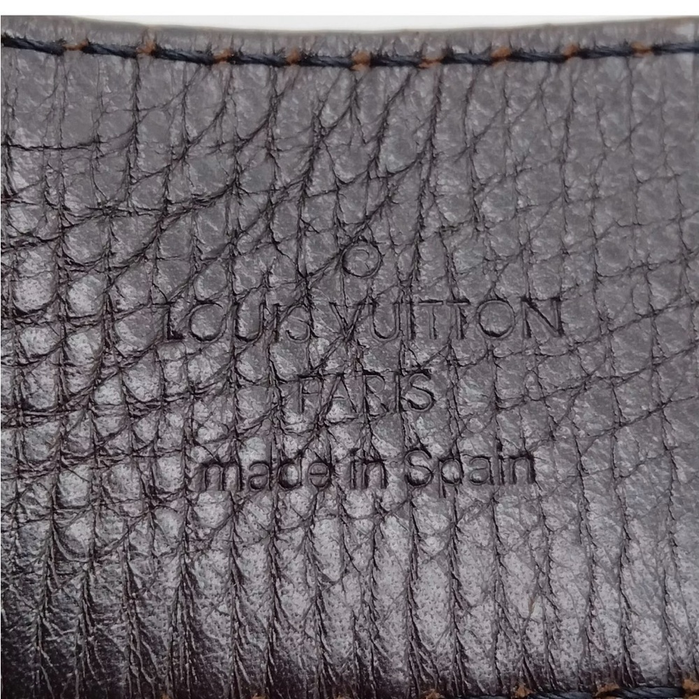 Louis Vuitton Mens Brown Leather Belt sz 32 - Picture 6 of 10